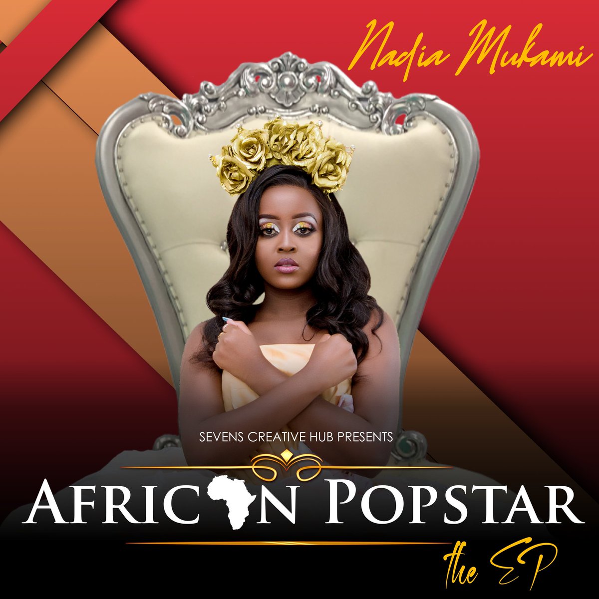 NADIA MUKAMI African Popstar (EP) Album Cover