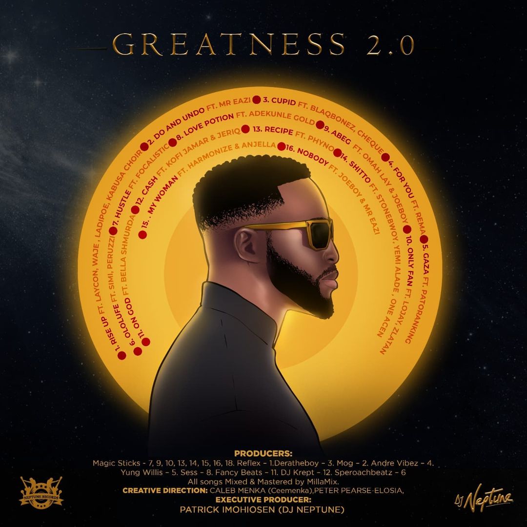 DJ NEPTUNE Greatness 2.0 Album Cover