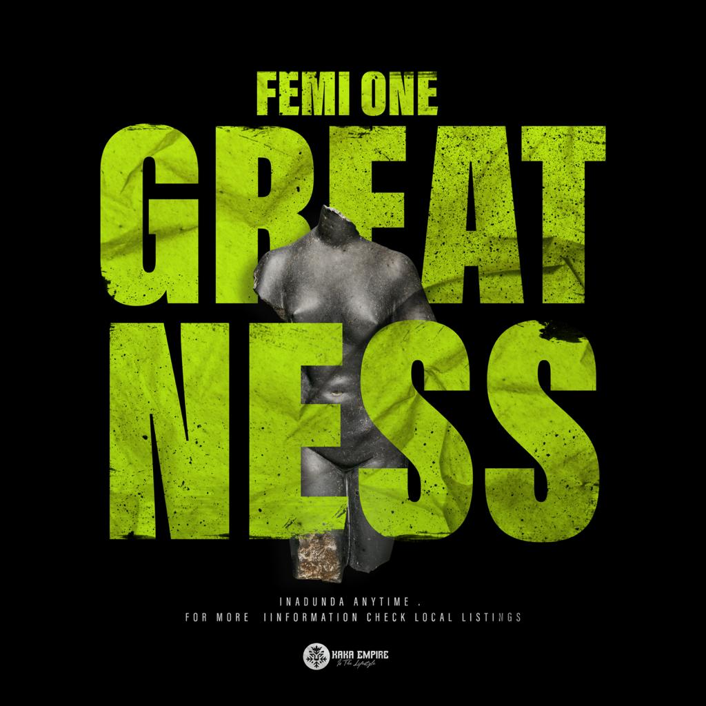 FEMI ONE Greatness  Album Cover