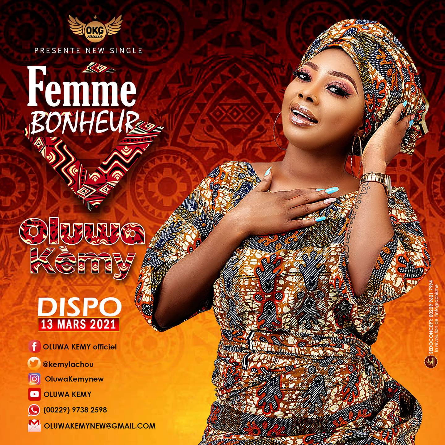 OLUWA KEMY Femme Bonheur cover image