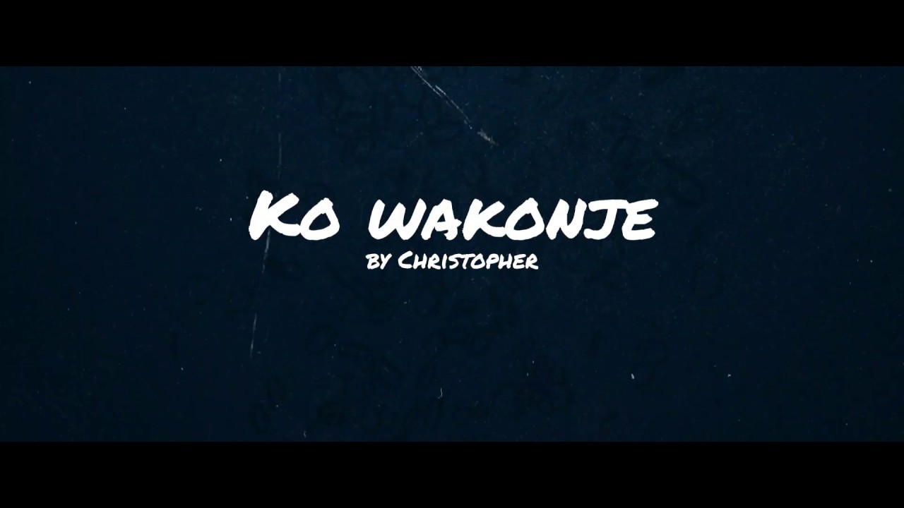 CHRISTOPHER Ko Wakonje cover image