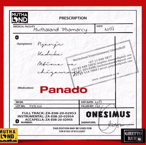 ONESIMUS Panado cover image